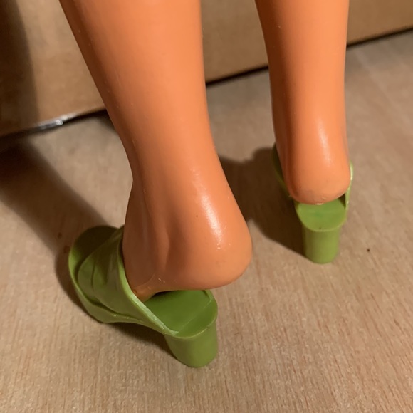 Rare Vintage IDEAL TUESDAY TAYLOR DOLL (?) Blonde/Black Hair Head w defects!🚩 - Picture 16 of 17